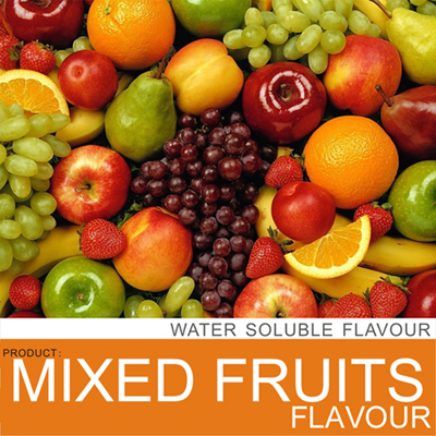 Mixed fruit flavor in beverage